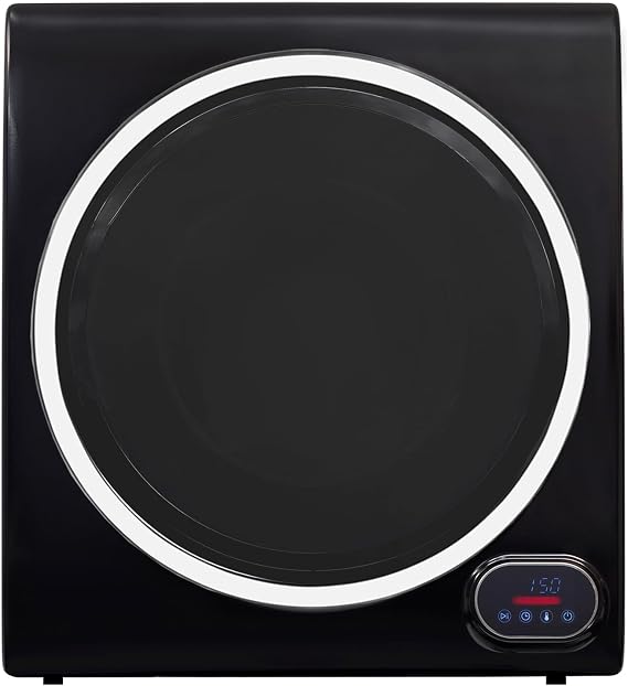 Equator Compact Vented Sensor Dryer 3.5cf/13lbs 110V Bottom Control Digital (Black)