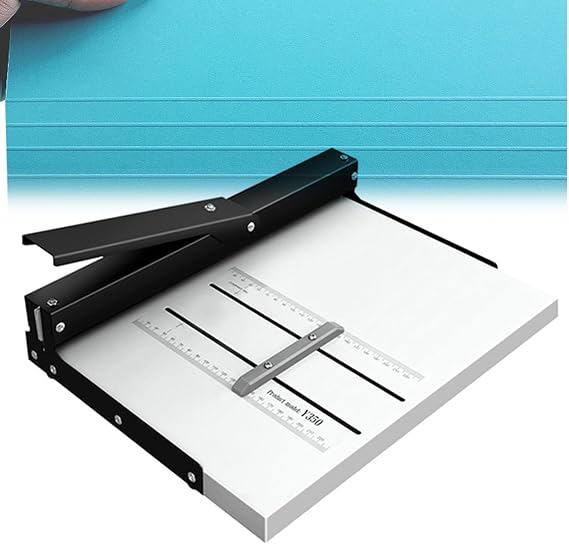 Creaser, 350mm Manual Creasing Machine with Scale, Groove Depth 0.8mm, Suitable for Greeting Cards, brochures and Photo Papers