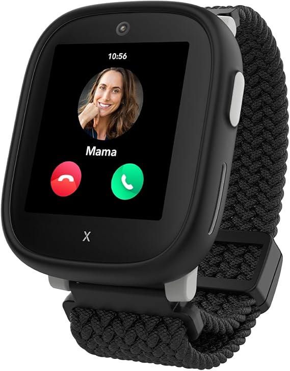 Xplora X6 Play Waterproof Phone Watch for Kids 4G Calls Messages School Mode SOS Function GPS Camera Pedometer Black