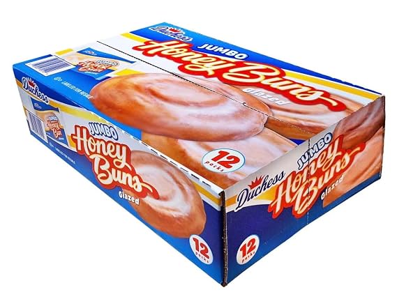 Duchess' Glazed Honey Buns 12 pk (4 oz)