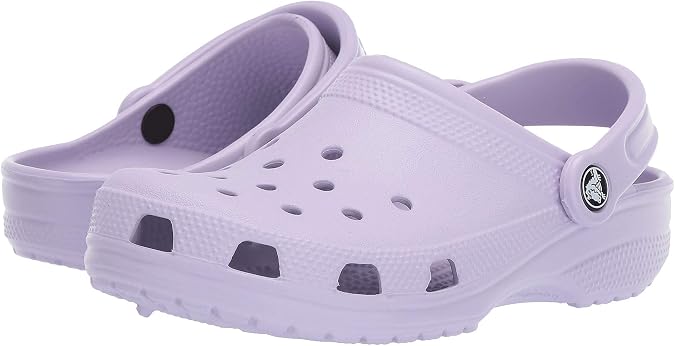 Crocs Unisex-Adult Classic Clogs, Lavender, 2 Men/4 Women