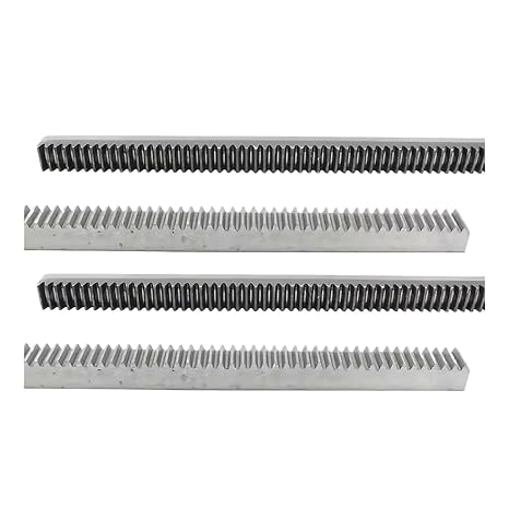 Linear Spur Rack Steel 1Mod 4pcs 10x10 10x12 12x12 15x15 20x20 500mm 1000mm 1M Spur Gear Rack Precision Straight Teeth(1M 20x20-500mm)