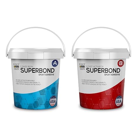 FGCI Super Bond Fast Cure 2-Part Epoxy Putty 2 Quart, Waterproof Glue