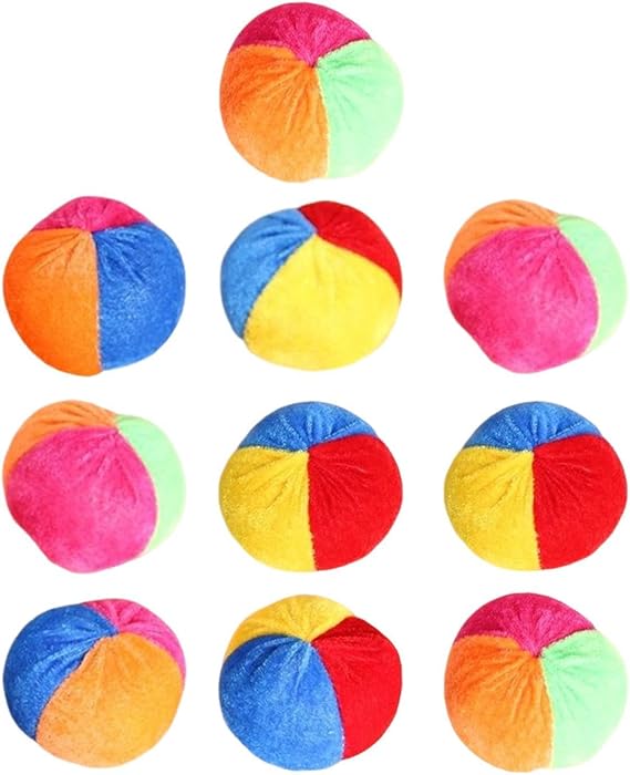 Hacky Dirtbag Sack 10-Piece Multicolor Portable Funny | Hacky Dirtbag Sack for Adults for Indoor Outdoor Backyard Beach Park Party Camping Juggling Casual Play