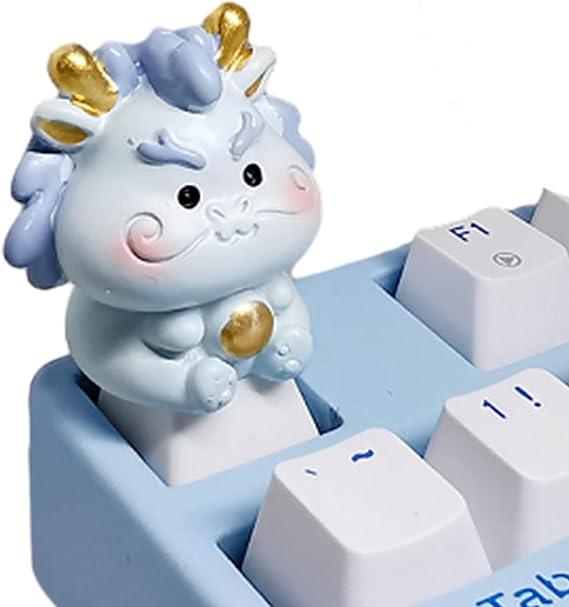 Chinese Zodiac Animal Keycaps 3D Cute Animal Resin Keycap For Mechanical Keyboard Keycap Replaces 1PC