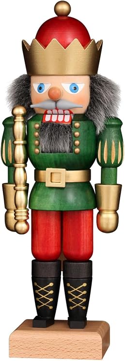 Christian Ulbricht Nutcracker - King Red/Green - 28 cm / 11 inch