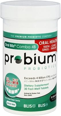 Oral Blis Combo 4B - 30 Fast-Melt Tablets by Probium Probiotic