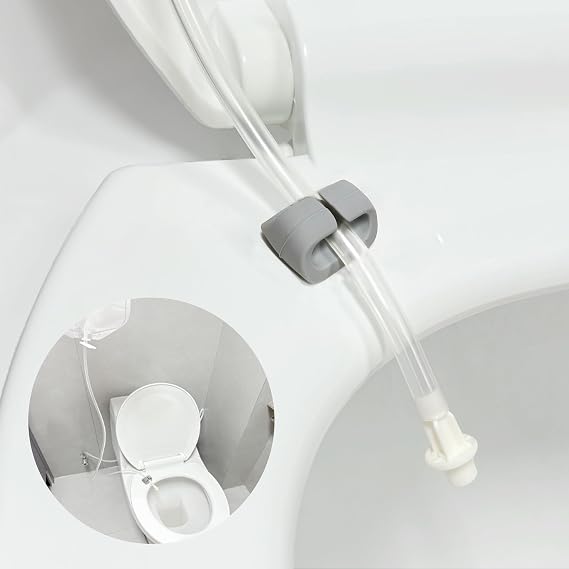 Drain-Away PD Toilet Clip,PD Dialysis Catheter Holder,Silicon(2Pack, PD Toilet Clip)