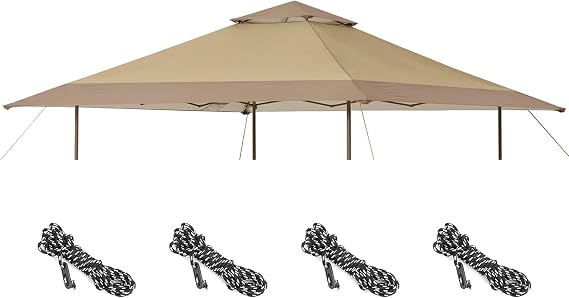 Replacement Part Fits Ozark Trail Part Number WMT-1313114N Instant Outdoor Canopy Cover Only (Khaki/Brown)