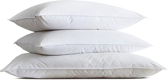 Westin Feather & Down Pillow - Medium to Firm Support Feather and Down Pillow - Queen (20" x 30")