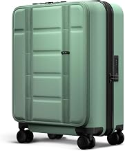 Db Journey D_b_ Ramverk Front-Access Carry-On 21 Inch Hardside Luggage, Compact Suitcase with Silent 360 Spinner Wheels, TSA Lock, Interior Laptop Compartment and Two Zipper Dividers, Green Ray