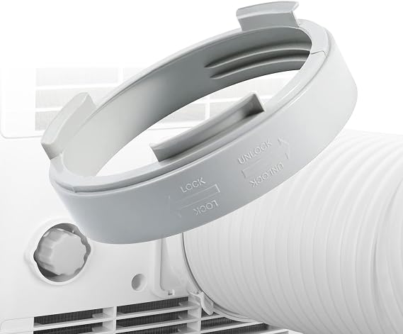 5.9 inch Portable Air Conditioner Exhaust Hose Coupler Window Adapter A/C Connector,A/C Coupler Connector,AC Unit Tube Connector Air Conditioning Accessories & Parts Window Adapter(Round)