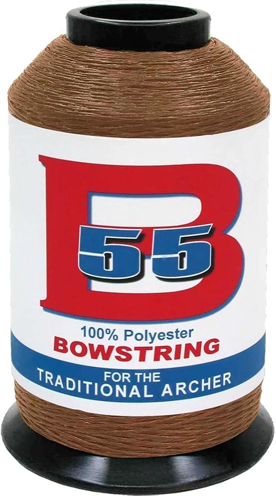 BCY B55 Bowstring Material Dark Brown 1/4 lb.