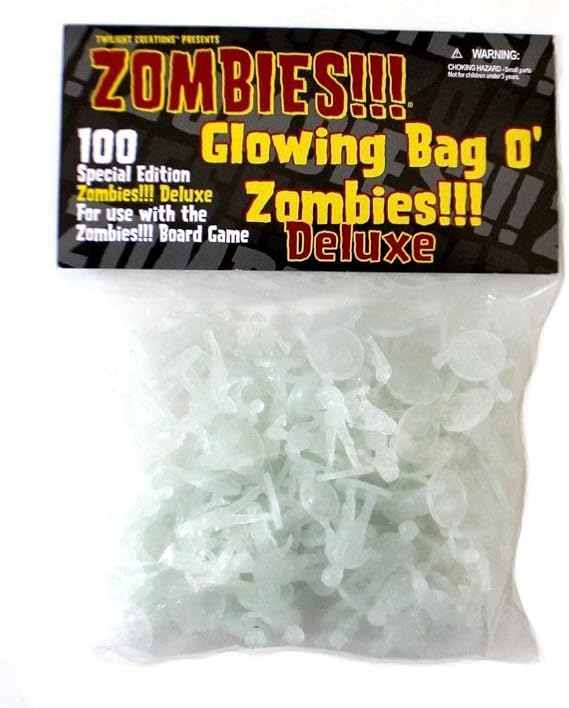 Twilight Creations Zombies Accessory Glowing Bag O' Zombies Deluxe Board Game (Ages 15+, 2 to 6 Players, 60 Minutes Playtime)
