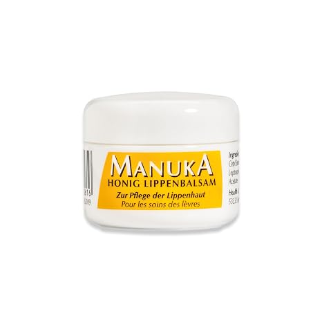 MANUKA Honey Lip Balm for Dry Inflamed Lips - Also for Herpes