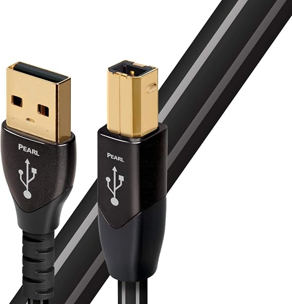 AudioQuest 0.75 m Pearl USB A > B High-Definition Audio Cable