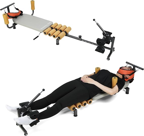 Ab Workout Bench, Adjustable Ab Crunch Machine for Home Gym - Multi-Functional Foldable Sit Up Bench with Preacher Curl Pad & Resistance Bands, Heavy-Duty Exercise Equipment for Arm/Back