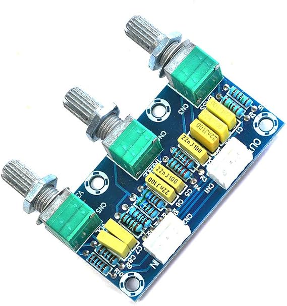 Comimark 1Pcs XH-M802 Passive Tone Volume Bass Treble Control Board Preamplifier Module