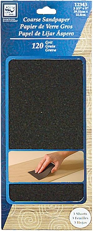 Loew Cornell, Sandpaper, Coarse, 3 Count