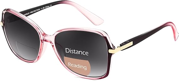 FEISEDY Women Bifocal Sunglasses Reader UV400 Protection B0351