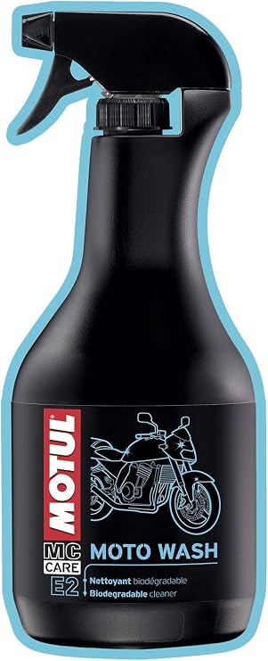 Motul 104881 MC Care E2 Moto Wash Powersports Degreaser and Cleaner Spray for Use on All Surfaces 1 Liter