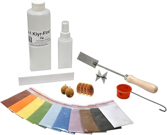Delphi Glass Copper Enamel Starter Kit