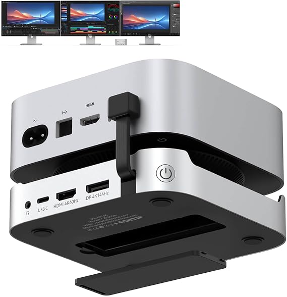TobenONE 13-in-1 Mac mini M6, M5, M4 Dock with 8TB SSD NVMe Enclosure