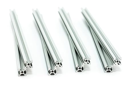 200x10x10mm Beam Clear anodised (Pack of 8)