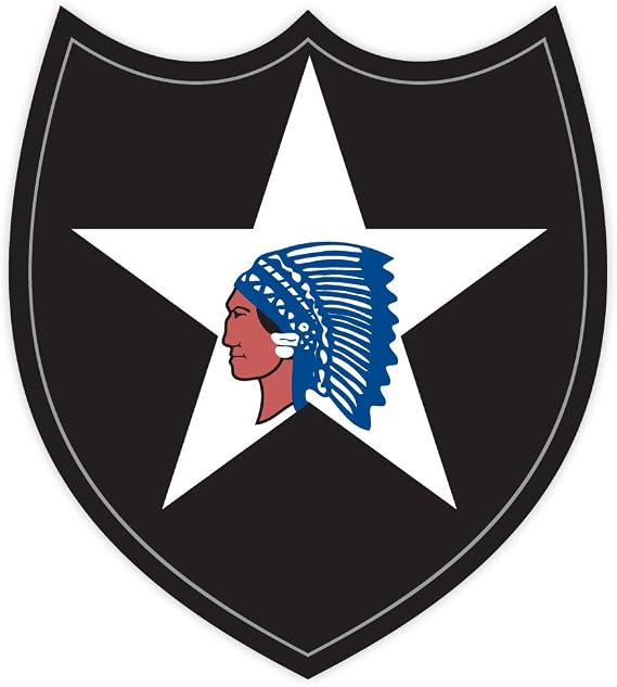2nd Infantry Division US army sticker decal 4" x 5"