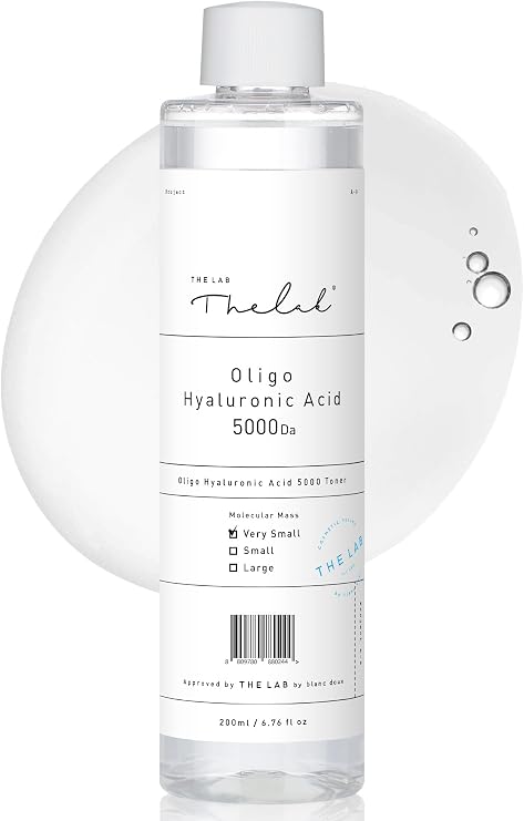 Blanc Doux Oligo Hyaluronic Acid Facial Toner 6.76 Fl Oz Vegan Hypoallergenic Intense Ultra Hydrating Skin Essence Face Moisturizer Dry Sensitive Acne-Prone Age-Defying Cotton Pads Korean Skin Care