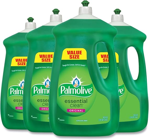 Dishwashing Detergnt, 90 oz., Unscentd, PK4