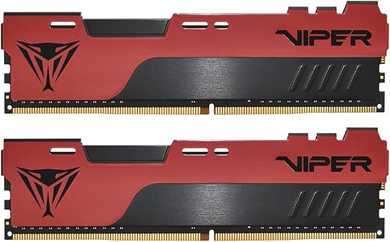 Patriot Memory Viper Elite II DDR4 64GB (2x32GB) 3200MHz Gaming Memory Kit Black/Red