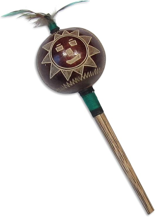 Shamans Market Peruvian Amazon Gourd Ceremonial Instrument