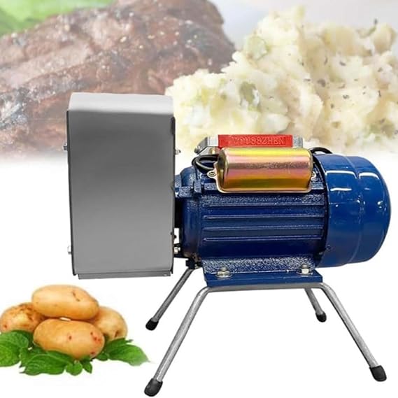 Electric Potato Masher, Blends Purees Whisks, Stainless Steel Potato Ricer With Precision Grinding Shaft & Gear, 20-30KG/H Output, For Garlic, Tomatoes
