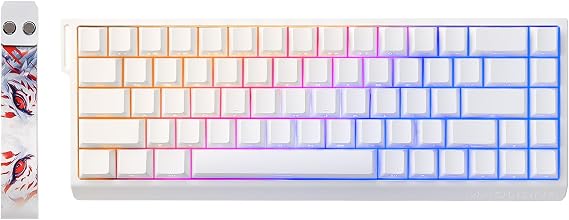 YUNZII MAD68 HE Rapid Trigger Keyboard 60% Wired (White)