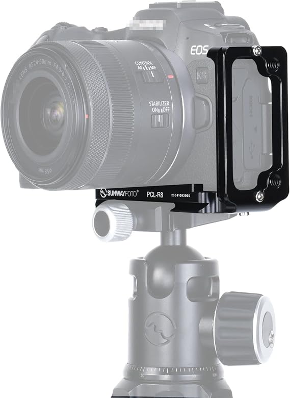 SUNWAYFOTO L-Bracket for Canon Eos R8/Eos RP Arca Swiss Quick Release L Plate PCL-R8