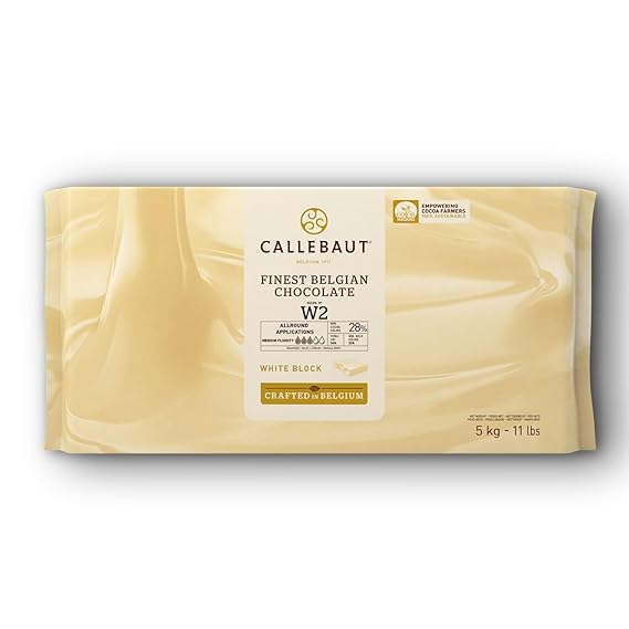 Callebaut Recipe No. W2 Finest Belgian White Chocolate 5kg Block