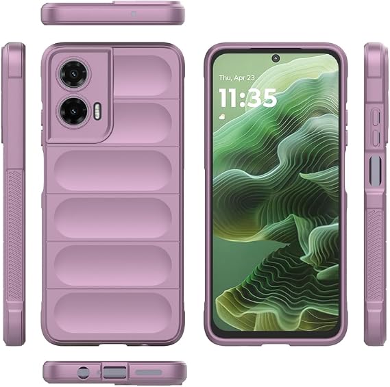 Compatible with Motorola Moto G35 5G Case Cover,TPU Mobile Phone Soft Compatible with Motorola Moto G35 5G Case Cover Purple