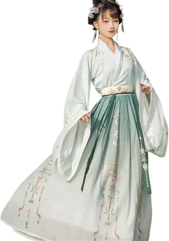 Chinese Style Hanfu Tradtional Ancient Tang Ming Dynasty Dance Costume Tang Style Skirt Cosplay Princess Dress