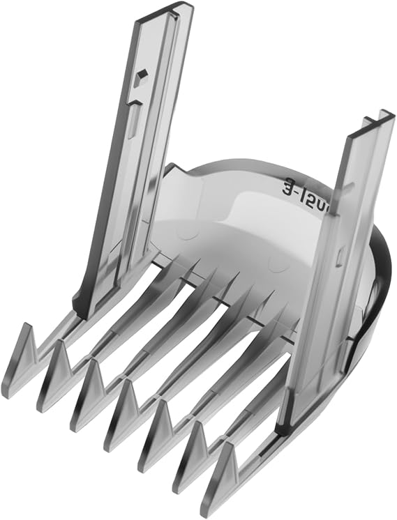 3-15mm Hair Clipper Comb Replacement for HC5610 HC5630 HC5632 HC5690 HC5691 | HC7650 Hair Trimmer Attachment Beard Comb Adjustable Professional Accessory for Men ( Clear )