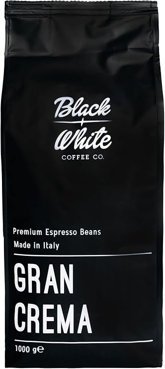 black + white coffee co. Gran Crema Çekirdek Kahve, 1 kg