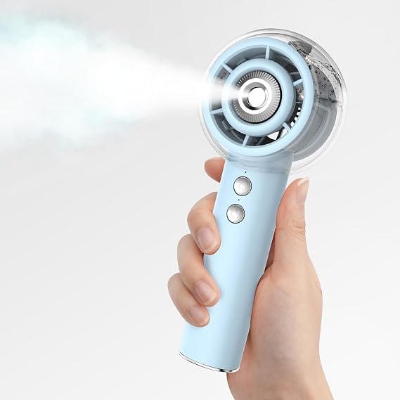Hotsales Handheld Misting Fan, Portable Rechargeable Personal Fan with Mist