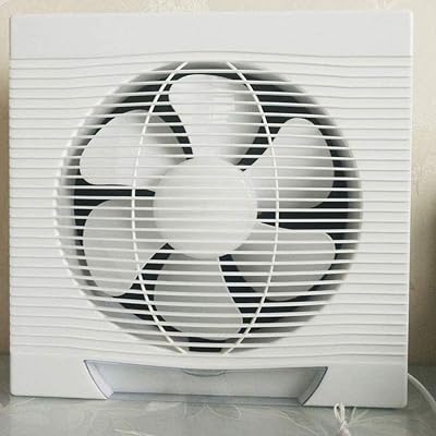 Silent Extractor Exhaust Fan Home Hotel Glass Windows Wall Hang Kitchen Bathroom Toilet Ventilation