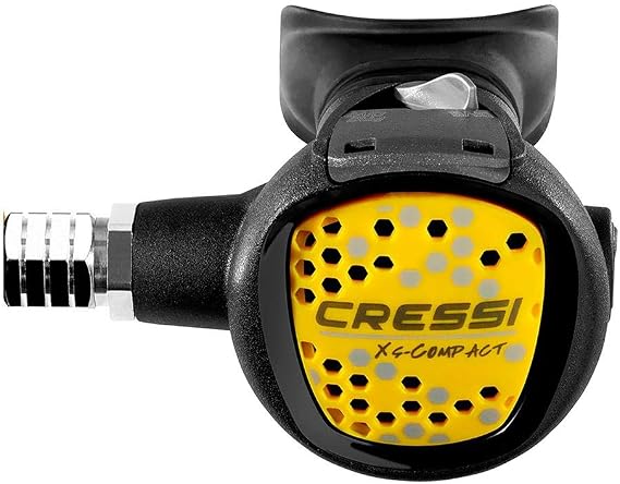 Cressi Octopus Compact for Scuba Diving Regulators - Compact, Reliable, Light and Comfortable - Made in Italy by Cressi - Quality Since 1946