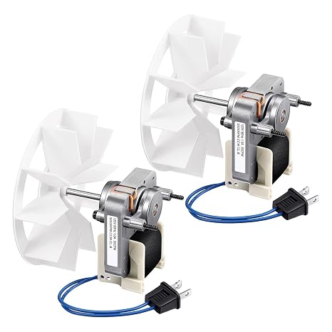 2 Pack Bathroom Fan Motor Replacement Exhaust Fan Motor Kit