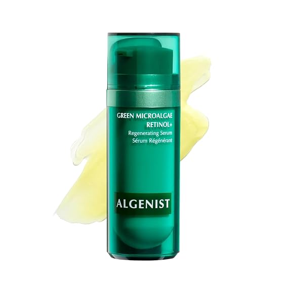 Algenist Green Microalgae Retinol+ Regenerating Serum - Anti Aging Serum with Plant Based, Time-Release Retinol - Evens Texture + Visibly Reduces Deep Lines & Wrinkles with Minimal Irritation (1 oz)