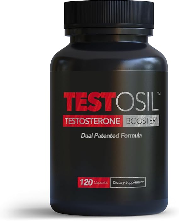 Testosil Men's - Advanced Testosterone Support Supplement for Men - Vitality Formula with KSM-66 Ashwagandha & Fenugreek -Promotes Muscle Health, Energy, and Strength - 120 Capsules