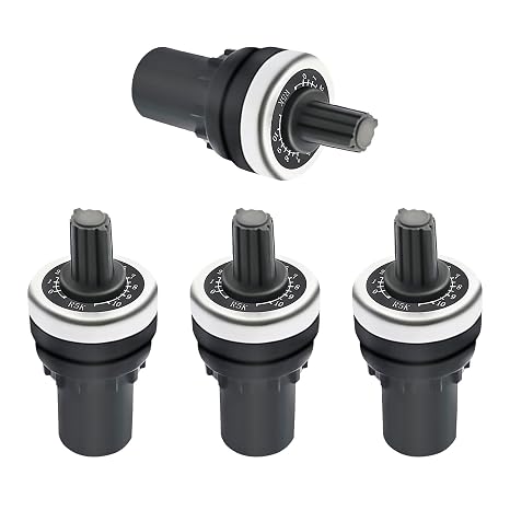4Pcs 5K Rotary Potentiometer for Inverter Motor Speed Regulation
