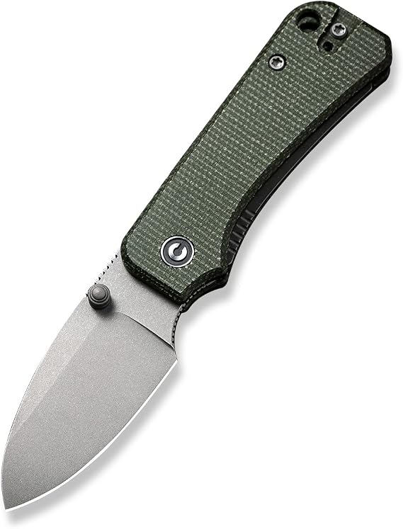 Ben Petersen C19068SB-1 Baby Banter Green Micarta Handle
