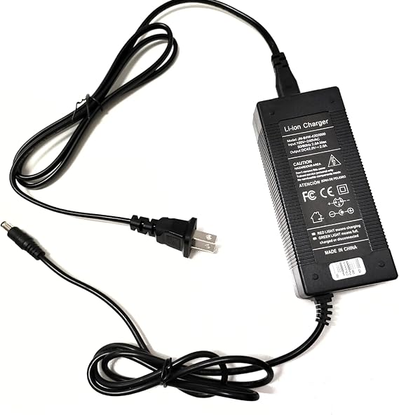 [Verified Fit] 42V 2A Charger for iScooter, isinwheel (36V), Compatible with iScooter i9, i9 Pro, i8, i8L & isinwheel U1, M10, S9 Pro, S9 Max, Also Replace Gotrax, Hiboy 42v Charger